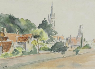 All Saints Church, Beulah Hill by Camille Jacob Pissarro
